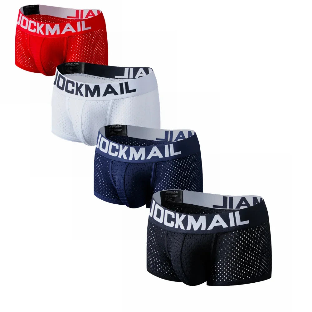 Multi Pack Underwear - JOCKMAIL 4 stks/partij Boxer Mannen Mesh