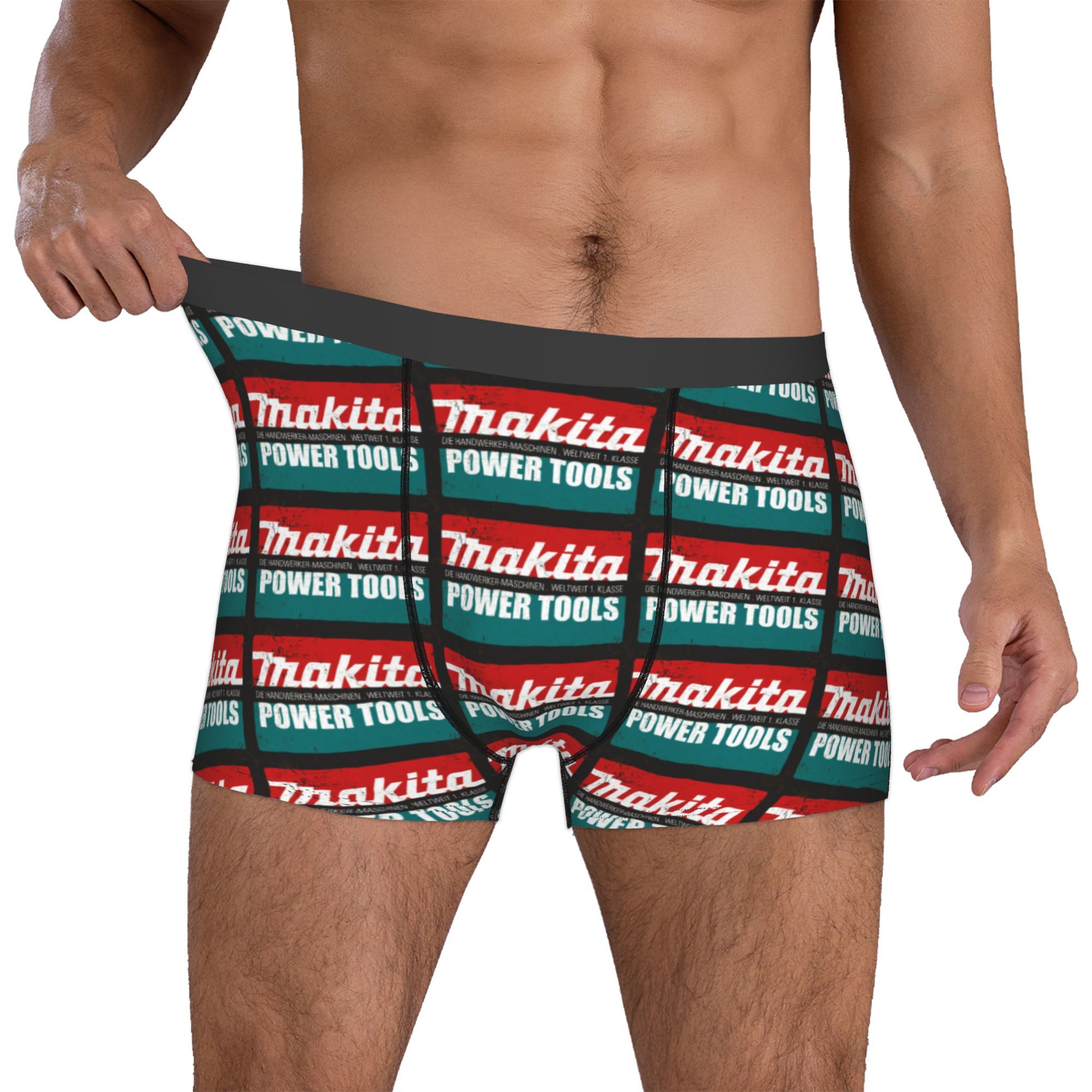 Boxer Shorts Modal - Mannelijke nieuwigheid Vintage Makita Power Tools