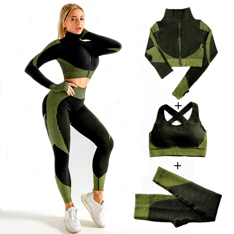 Vrouwen Naadloze Yoga Sets 2Pc - Compression Long Pant recensie en prijs